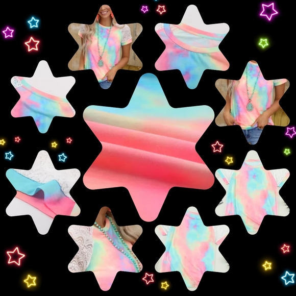 ‼️CLEARANCE PRICE FIRM‼️Bright Tie Dye Crochet🔥 - Picture 10 of 11